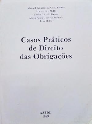 Seller image for CASOS PRTICOS DE DIREITO DAS OBRIGAES. for sale by Livraria Castro e Silva