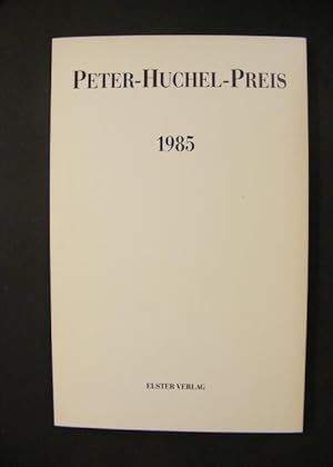 Bild des Verkufers fr Guntram Vesper / Peter Waterhous - 1985 - Peter Huchel Preis ein Jahrbuch zum Verkauf von Antiquariat Strter