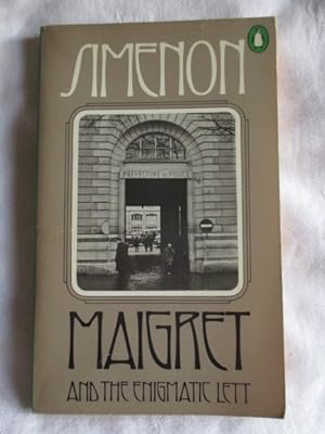 Bild des Verkufers fr Maigret And the Enigmatic Lett zum Verkauf von MacKellar Art &  Books