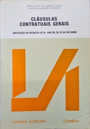 CLÁUSULAS CONTRATUAIS GERAIS.