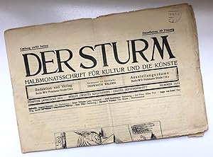 Konvolut von fünf Sturm-Dokumenten von und über den Schriftsteller August Stramm (18741915)