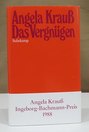 Bild des Verkufers fr Das Vergngen. zum Verkauf von Dieter Eckert