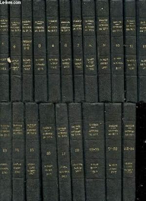 Bild des Verkufers fr Guerre de 1914 - Documents officiels, textes lgislatifs et rglementaires, tomes I  XXIV, tome V manquant (21 volumes) zum Verkauf von Le-Livre