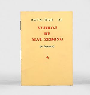 Image du vendeur pour Katalogo de verkoj de Ma Zedong ("A Catalogue of the Works of Mao Zedong"). mis en vente par Peter Harrington.  ABA/ ILAB.