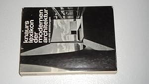 Seller image for Knaurs lexikon der modernen architektur for sale by Bookstore Brengelman