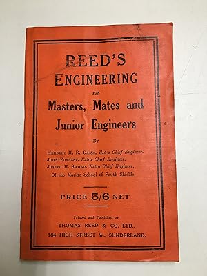 Seller image for Reed's engineering for masters, mates and junior engineers, for sale by B and A books