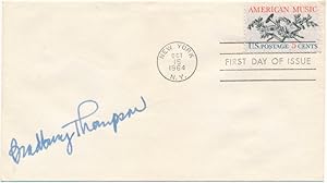 Signed First Day Cover