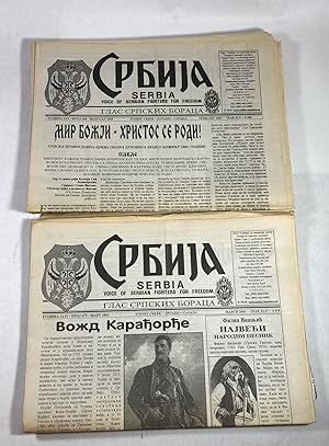 Srbija : glas srpskih boraca / Serbia : Voice of Serbian Fighters for Freedom: 22 Back Issues fro...