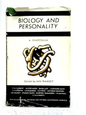 Bild des Verkufers fr Biology and Personality Frontier Problems in Science Philosophy and Religion zum Verkauf von World of Rare Books