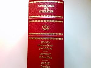 Bild des Verkufers fr Jensen Himmerlandgeschichten, Mistral Holzschlag, Hesse Demian, Gide Die Falschmnzer. Nobelpreis fr Literatur 1944-1947. 4 Bnde in einem Buch zum Verkauf von Antiquariat Buchhandel Daniel Viertel