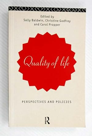 Bild des Verkufers fr Quality of Life Perspectives and Policies zum Verkauf von Adelaide Booksellers