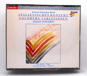 Bild des Verkufers fr Bach: Italienisches Konzert - Goldberg Variationen [2 CDs]. The new Classical Dimension 2000 in Digital. zum Verkauf von KULTur-Antiquariat
