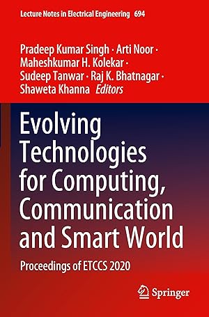 Seller image for Evolving Technologies for Computing, Communication and Smart World for sale by moluna