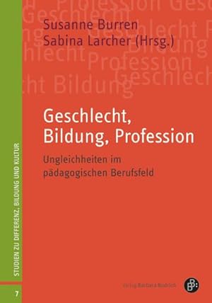 Imagen del vendedor de Geschlecht, Bildung, Profession a la venta por Rheinberg-Buch Andreas Meier eK