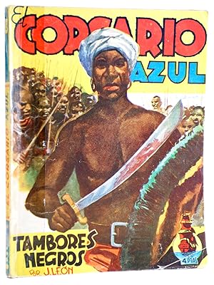 EL CORSARIO AZUL 6. TAMBORES NEGROS (J. León) Cliper, 1949