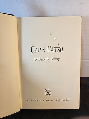 Seller image for Cap'n Fatso 1st edition rare for sale by HGG Books