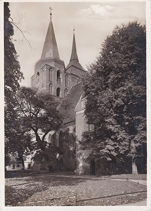 Gransee (Mark) / Marienkirche. Ziegelbau des 15. Jahrhunderts. (Original-Postkarte mit fotografis...
