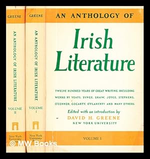 Seller image for An anthology of Irish literature (Vol 1 & 2: Complete Set) / edited, with an introd. by David H. Greene for sale by MW Books