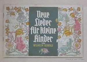 Bild des Verkufers fr Neue Lieder fr kleine Kinder. Berlin, Verlag fr Deutsche Musik, o.J. (ca. 1935). Quer-8vo. Mit Noten u. scherenschnittartigen Illustrationen von Paul Telemann. 16 S. Farbiger Or.-Umschlag; gering fleckig. zum Verkauf von Jrgen Patzer