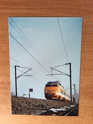 Seller image for CPA : TGV PARIS-SUD-EST n 6 : le 26 fvrier 1981 la rame TGV n 16 a sur une section de la nouvelle ligne atteint la vitesse de 380 km/h for sale by KEMOLA