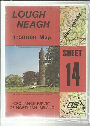 Image du vendeur pour 1: 50 000 Discoverer Series Sheet 14 Lough Neagh. mis en vente par Saintfield Antiques & Fine Books