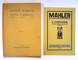 2 Bände - 1. Zweite Symphonie. Do mineur, c moll, c minor. Partitur - 2. II. Symphonie. Thematisc...