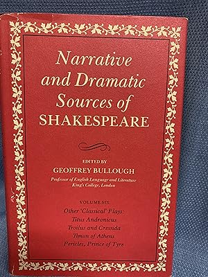 Imagen del vendedor de Narrative and Dramatic Sources of Shakespeare. Volume Six. a la venta por Bryn Mawr Bookstore