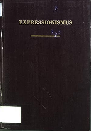 Seller image for Expressionismus: Gestalten einer literarischen Bewegung for sale by books4less (Versandantiquariat Petra Gros GmbH & Co. KG)