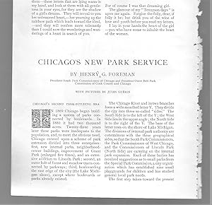 Seller image for Chicago's New Park Service for sale by Legacy Books II