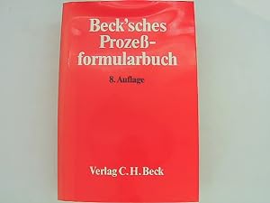 Seller image for Beck sches Prozeformularbuch for sale by Das Buchregal GmbH