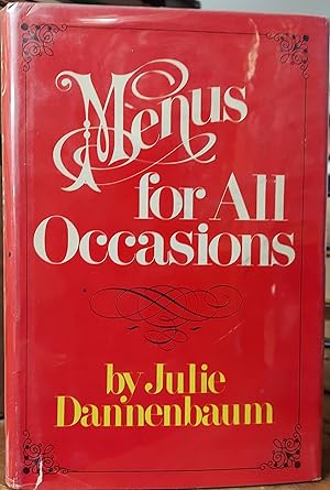 Immagine del venditore per Menus for All Occasions venduto da The Book House, Inc.  - St. Louis