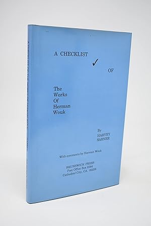 Seller image for A Checklist Of The Works Of Herman Wouk for sale by Alder Bookshop UK