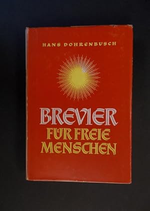 Seller image for Brevier fr freie Menschen for sale by Antiquariat Strter