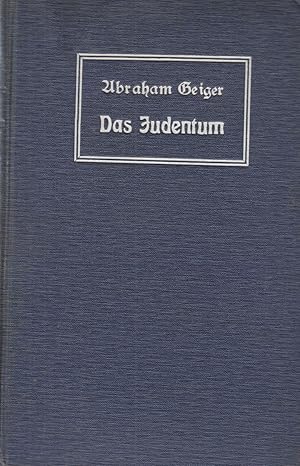 Bild des Verkufers fr Das Judentum und seine Geschichte. - zum Verkauf von Antiquariat Tautenhahn