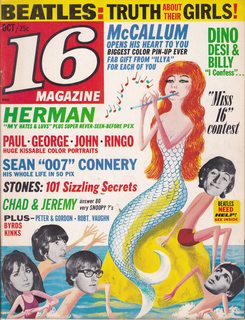 16 Magazine October 1965 Beatles Plus Other Stars