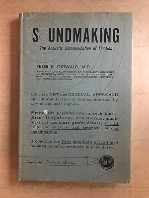 Imagen del vendedor de Soundmaking; the acoustic communication of emotion a la venta por BIBLIOPE by Calvello Books