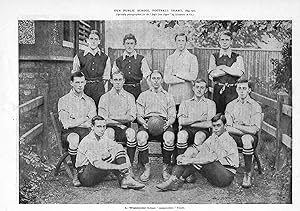WESTMINSTER SCHOOL ASSOCIATION TEAM 1899-1900 PUBLIC SCHOOL FOOTBALL TEAM