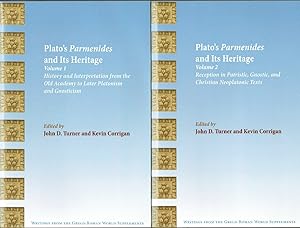 Immagine del venditore per Plato's Parmenides and Its Heritage: Volume I: History and Interpretation from the Old Academy to Later Platonism and Gnosticism; Volume II: Reception in Patristic, Gnostic, and Christian Neoplatonic Texts (Society of Biblical Literature - Writings from the Greco-Roman World Supplement) 2 volume set venduto da Blue Whale Books, ABAA