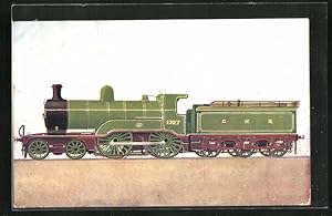 Seller image for Postcard Express Passenger Engine No. 1327, GN Rly., englische Eisenbahn for sale by Bartko-Reher
