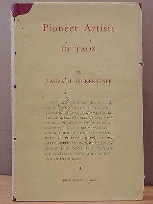 Immagine del venditore per Pioneer Artists of Taos venduto da H.S. Bailey
