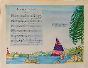 Jamaica Farewell Irving Burgie Music Art Print