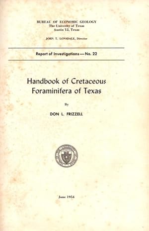 Imagen del vendedor de HANDBOOK OF CRETACEOUS FORAMINIFERA OF TEXAS a la venta por By The Way Books