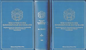 Who is Who in der Bundesrepublik Deutschland 3 Bände + CD-ROM - Supplementwerk
