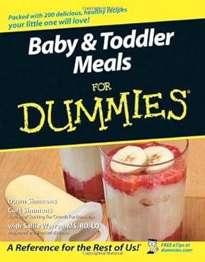 Seller image for Baby and Toddler Meals For Dummies for sale by WeBuyBooks