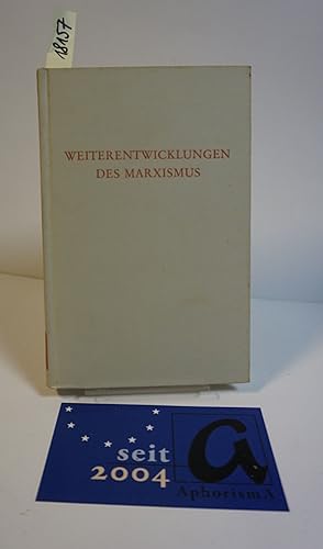 Seller image for Weiterentwicklungen des Marxismus. for sale by AphorismA gGmbH