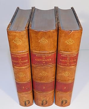 LE MARTYROLOGE DE L’ÉGLISE DU JAPON (complet en trois volumes, 1895-97)