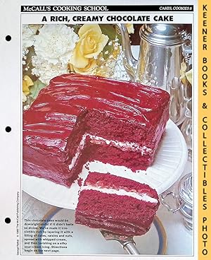 McCall's Cooking School Recipe Card: Cakes, Cookies 8 - Creole Chocolate Cake : Replacement McCal...