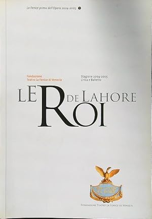 Bild des Verkufers fr Le roi de Lahore zum Verkauf von Librodifaccia