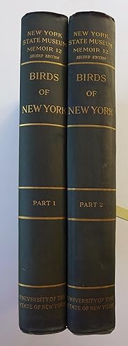 Seller image for New York State Museum: Memoir 12: Birds of New York [Two Volumes, Complete] Part 1: Water Birds and Game Birds; Part 2: Land Birds. for sale by My Father's Books