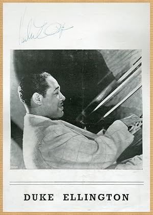 Imagen del vendedor de Duke Ellington (1899-1974) - Signed program photo - 50s a la venta por PhP Autographs